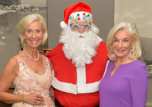 Kristina Tröger CeU-Präsidentin, Santa, Dagmar Guth RA'in (Anschnitt)