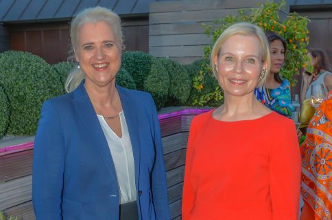 Angela Titzrath CEO Hamburger Hafen- und Logistik AG, Tatjana König Vorstand Körber-Stiftung (Quer)